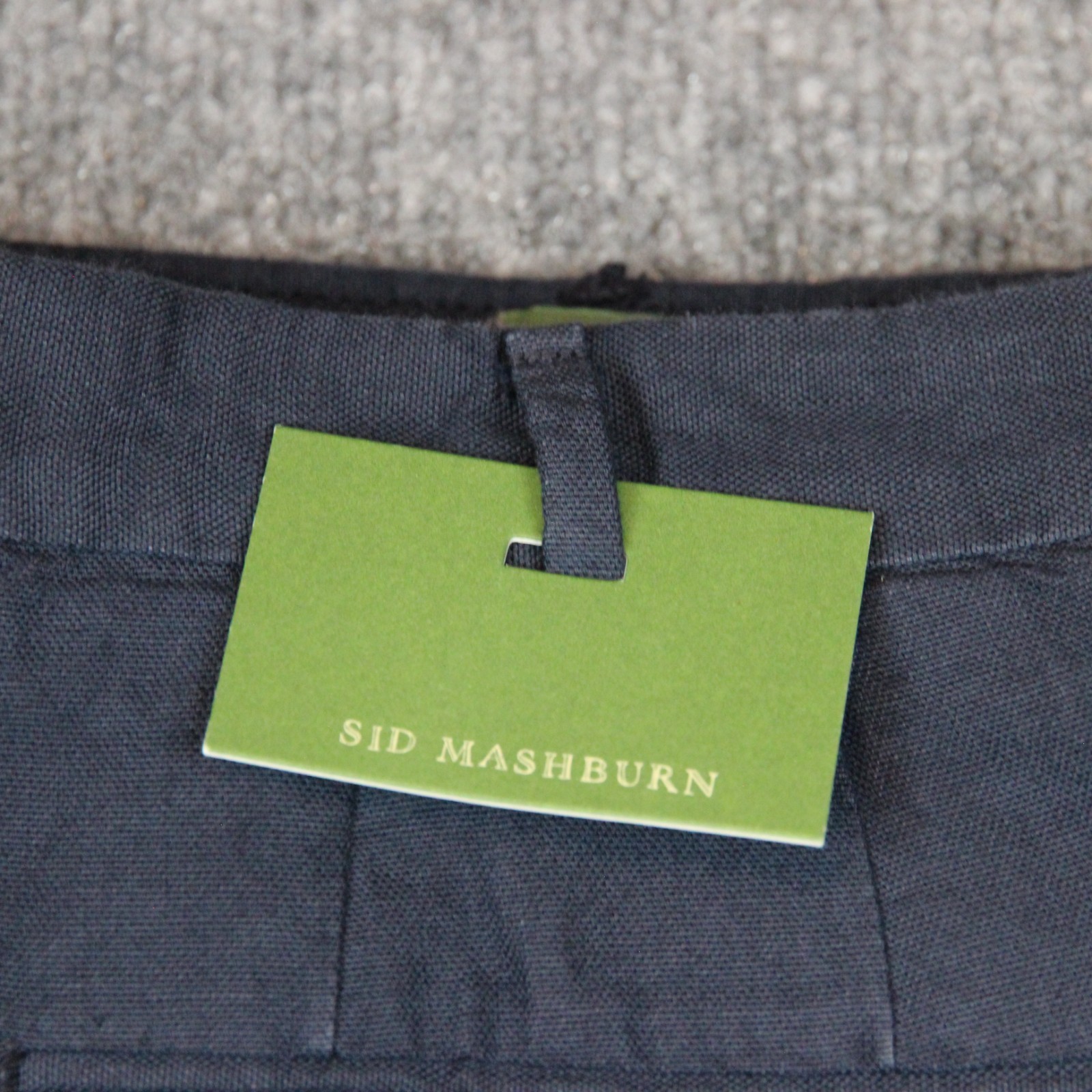 Sid Mashburn Pants Men’s 34X36 Blue Unhemmed Garment Dyed Sport Trousers *FLAW