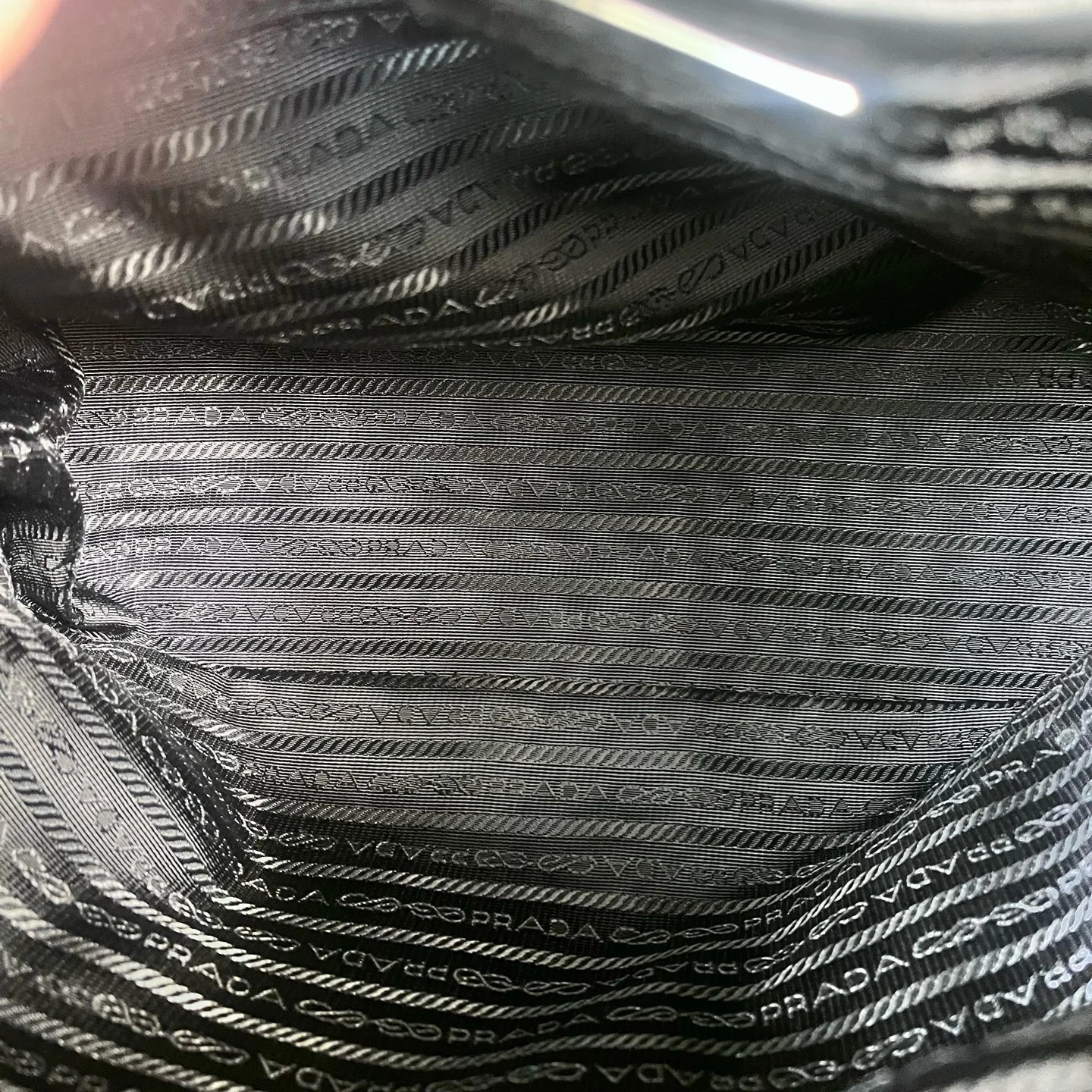 Prada Backpack Yellow Black Tessuto Nylon (sa053126d7r)