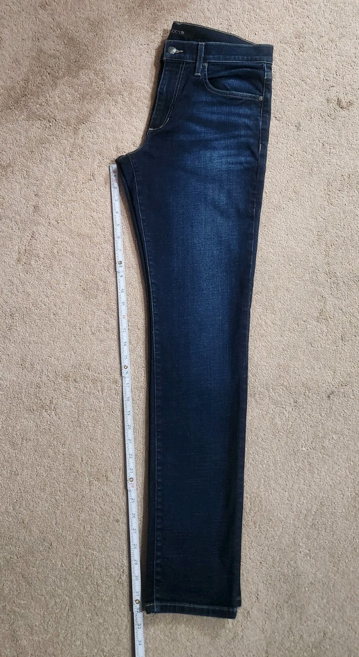 JOE’S Men’s Slim Straight Dark Wash Blue Stretch Denim Jeans 31×32