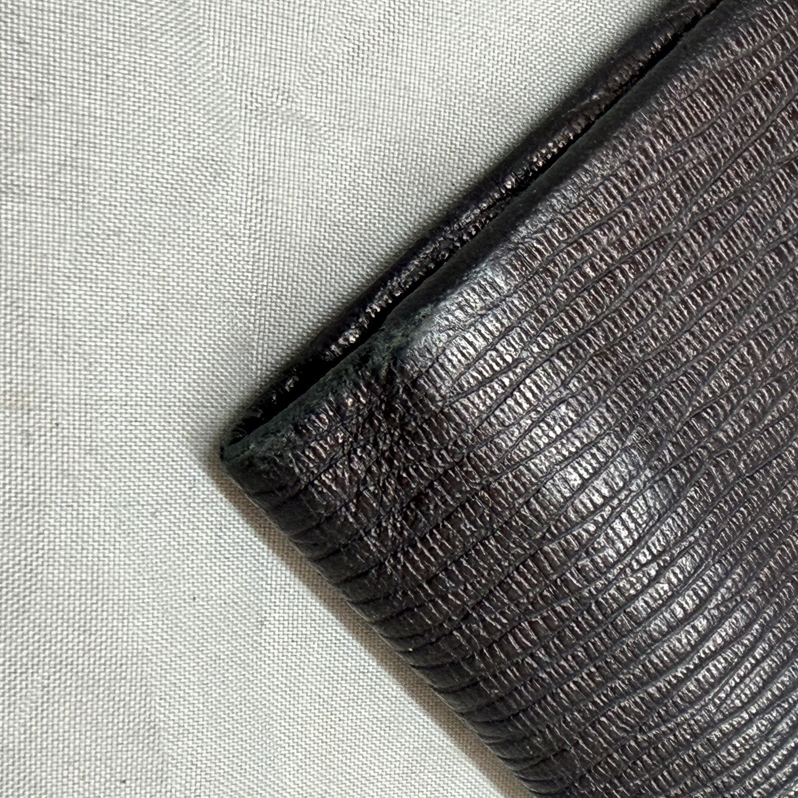 Genuine Salvatore Ferragamo Leather card case / Card case black / Good Condition