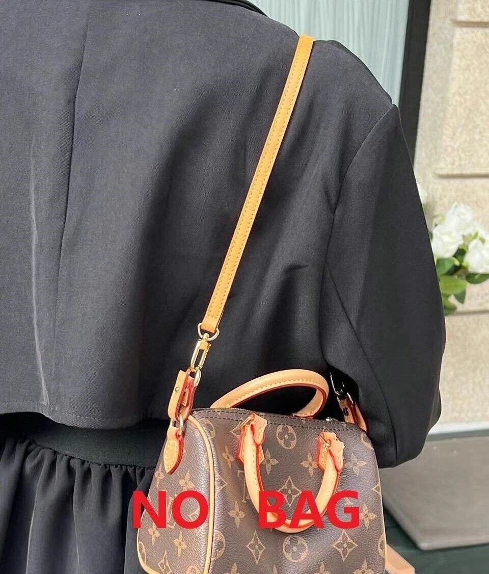 Vachetta Crossbody Leather Strap For Pochette Accessoires Nane Speedy Mini Bag