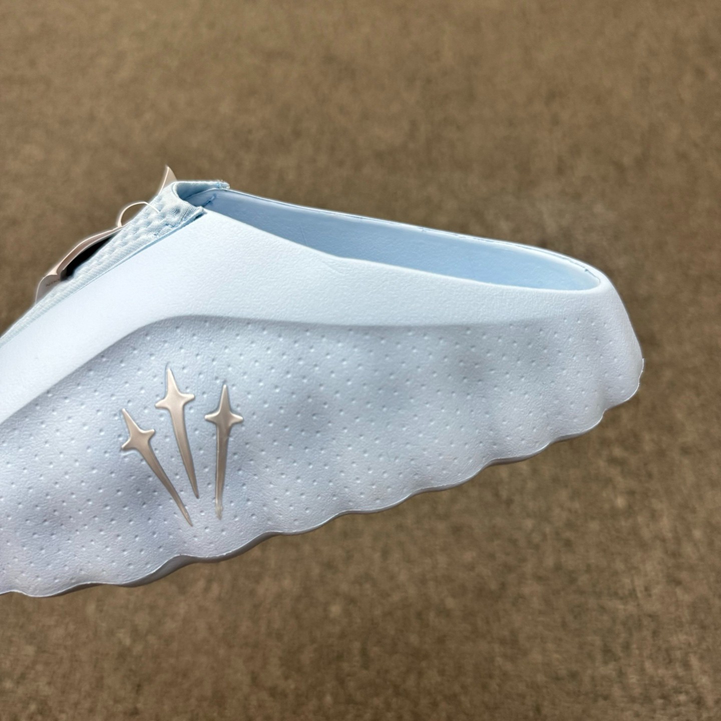 Nike x Travis Scott Mind 001 Light Blue Slip-On Clog Slippers