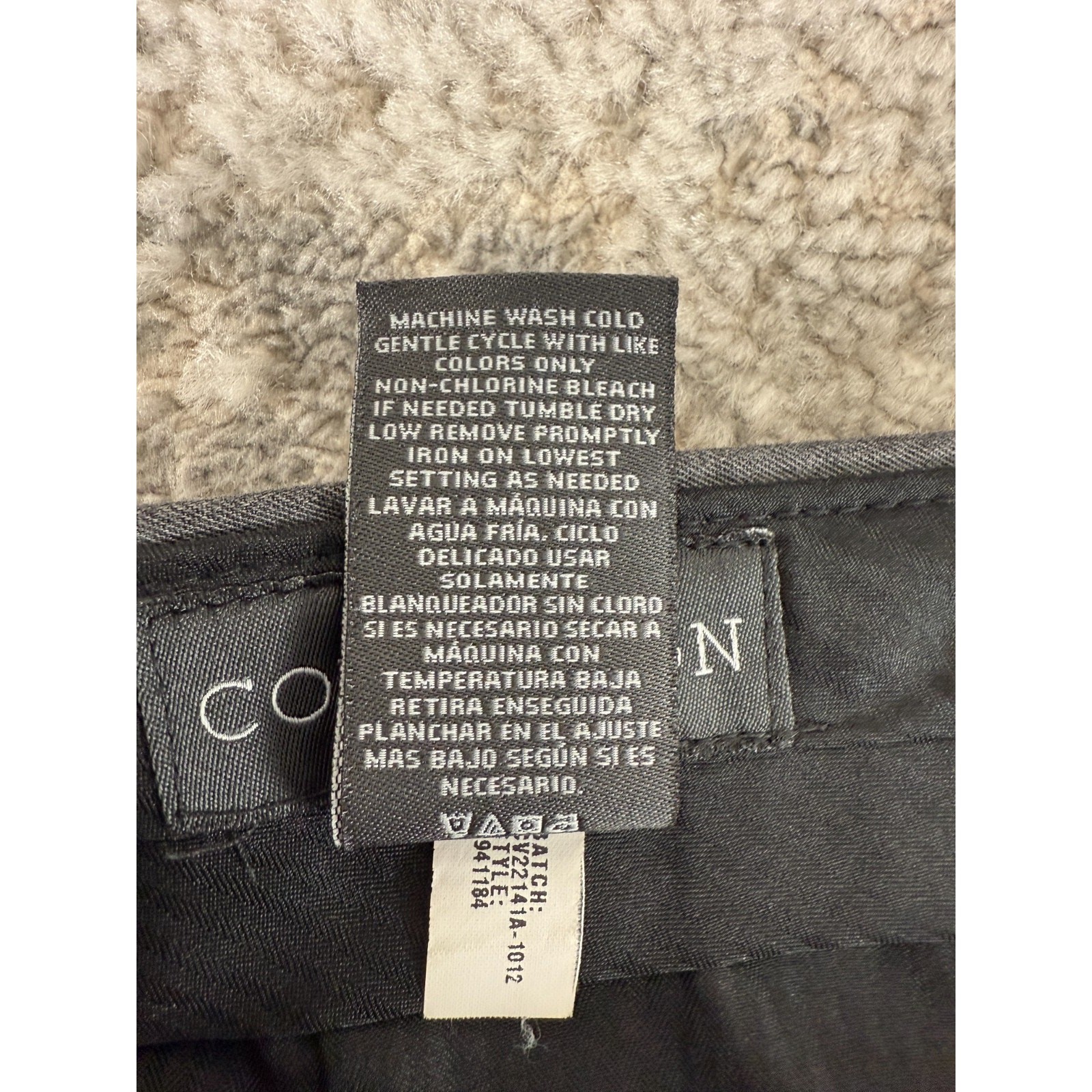 Covington Size 34×29 Career Flat Front Dress Pants Wool Button Zip Straight Leg