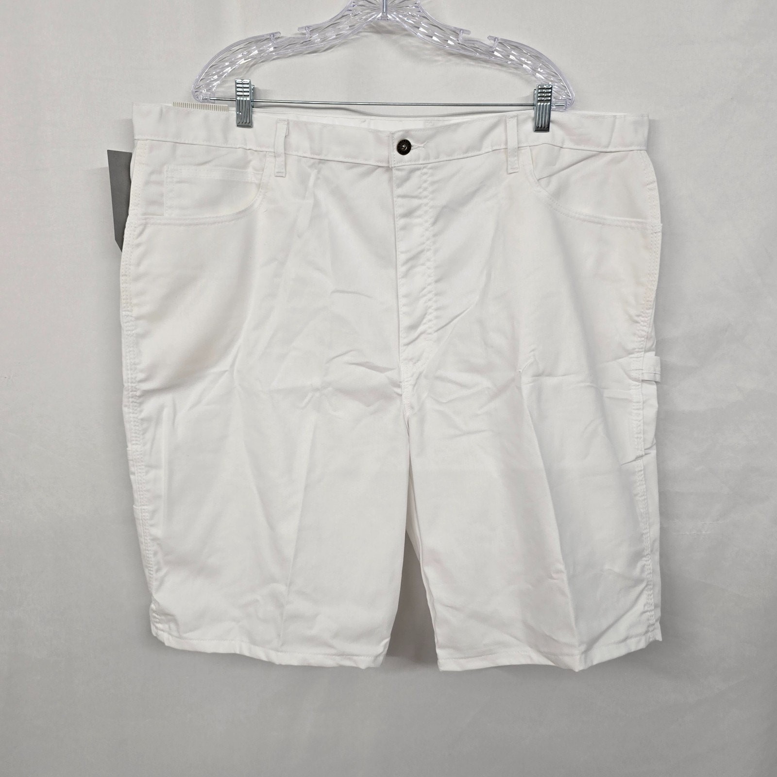Dickies Painter Work Short Men’s 44 White Relaxed Fit Hammer Loop 11″ Inseam NWT