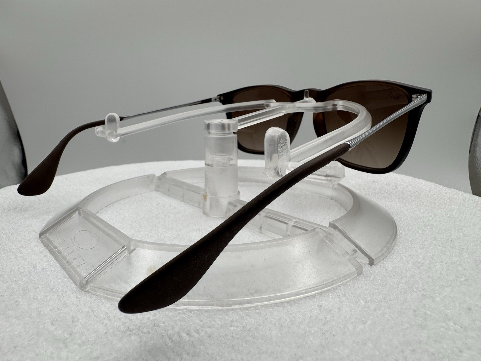 NEW Ray-Ban RB4187 856/13 CHRIS Polished Light Havana Dark Brown Sunglasses