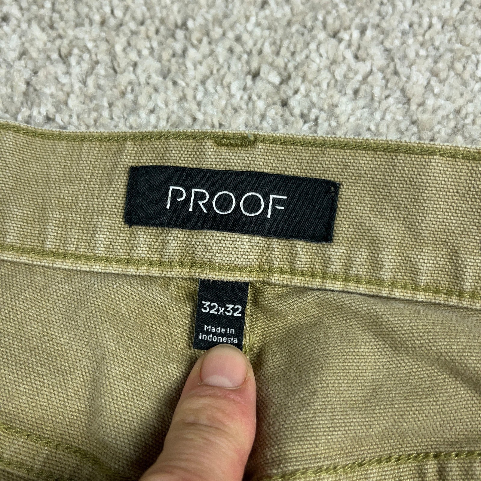 Proof Pants Mens 32 Beige Rover Durable Hiking Cmaping Outdoors Slim Fit 32×32