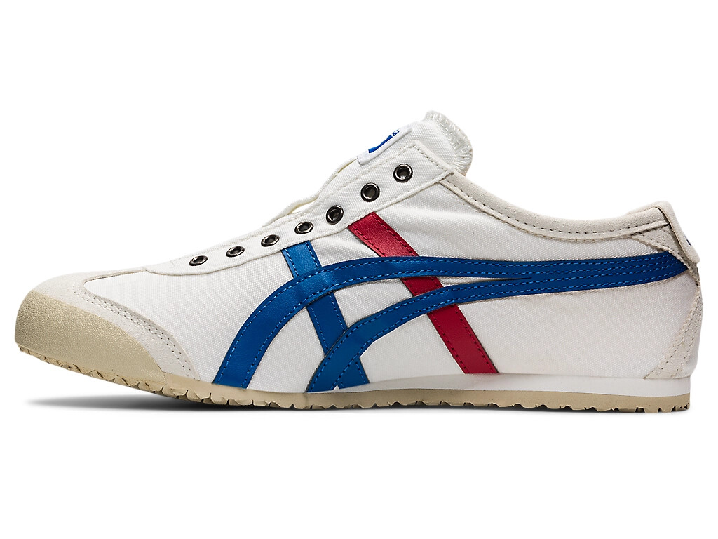 Onitsuka Tiger MEXICO 66 SLIP-ON WHITE TRICOLOR 1183A360 121 US 4-14 Unisex