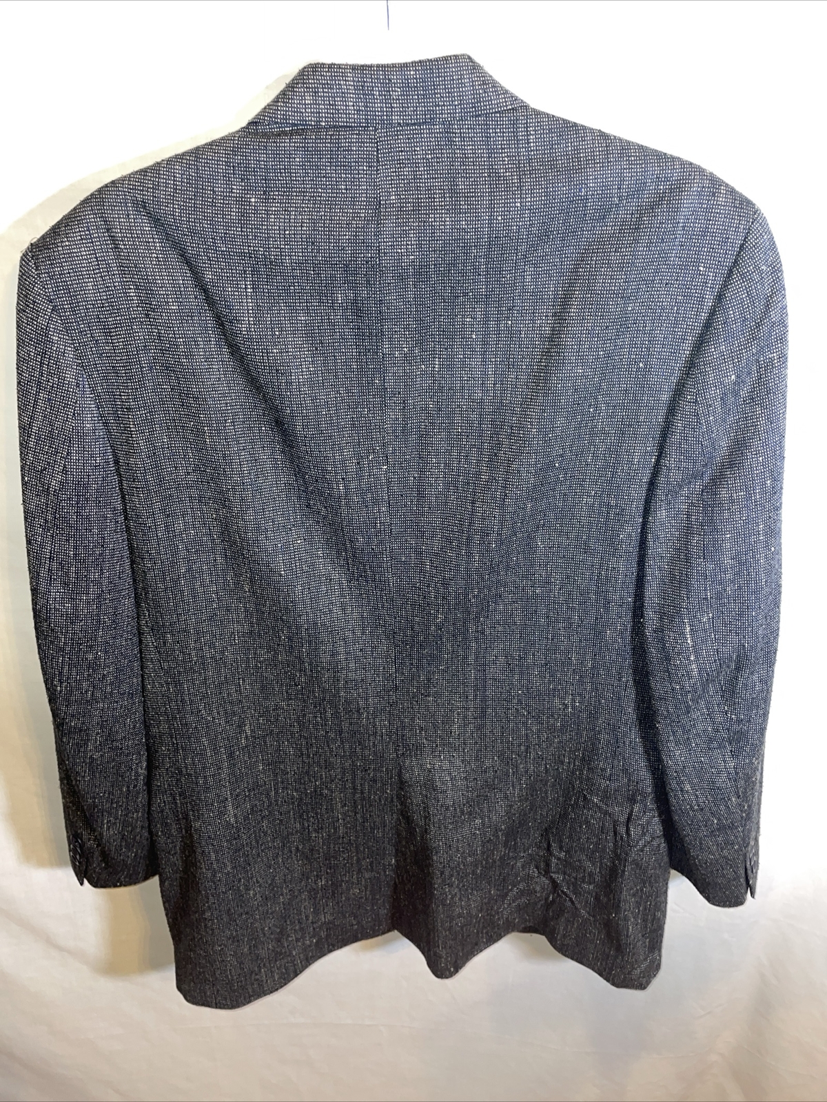 Deansgate Suit Jacket Mens Size 38R Gray 100% Silk Two Button Formal Business