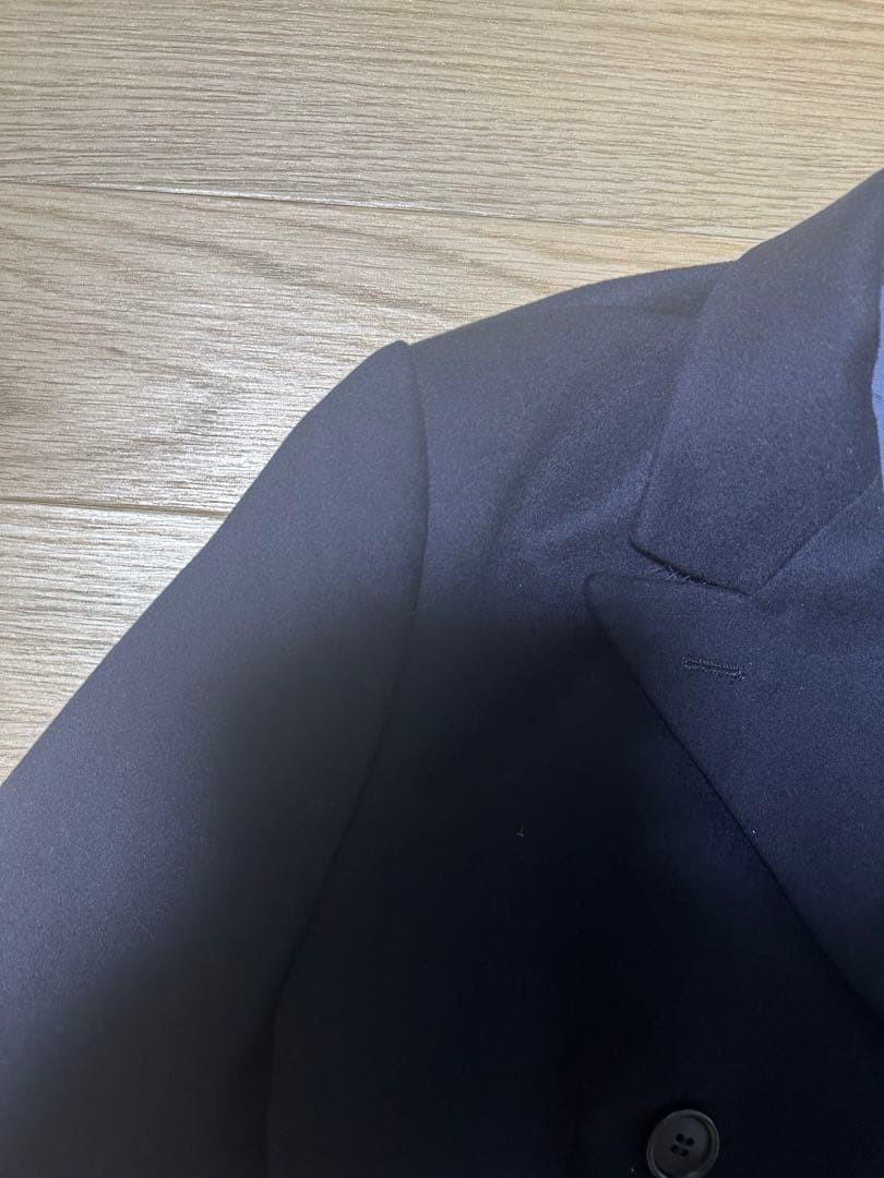 Max Mara double-breasted jacket, women’s, cashmere, dark navy, size M