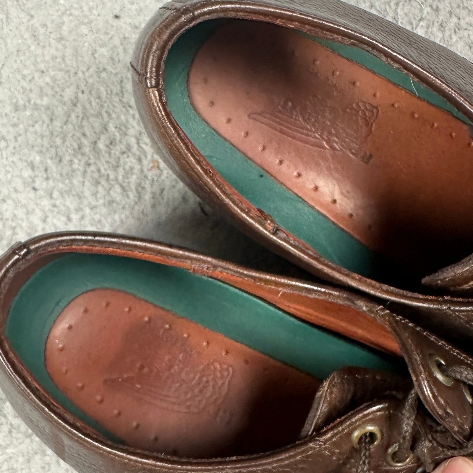 Red Wing SD Type 1 Shoes Mens 7.5D Brown Pebble Grain Leather Oxford Made In USA