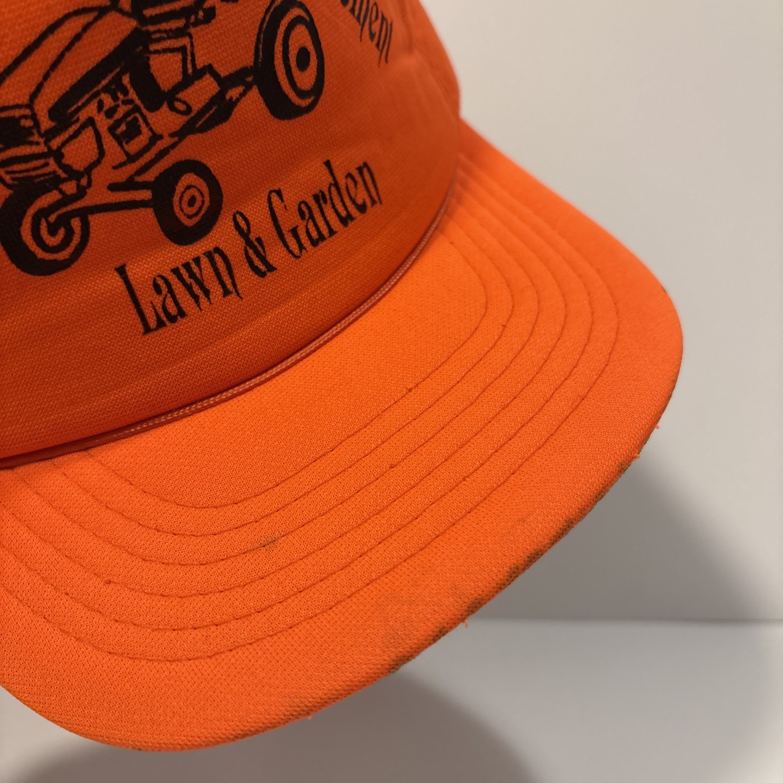 Vintage Lawn & Garden Protivin Implement Neon Orange SnapBack Trucker Hat