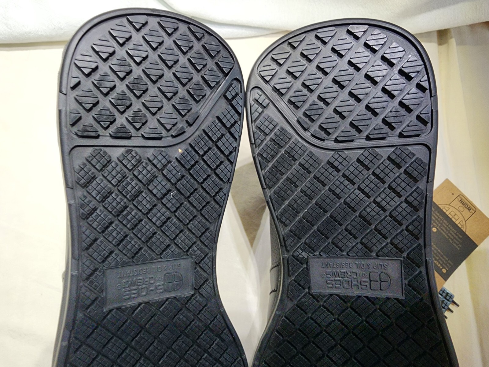 Shoes For Crews Freestyle II 38140 Work Sneaker Black Water Resistant Men Size 8