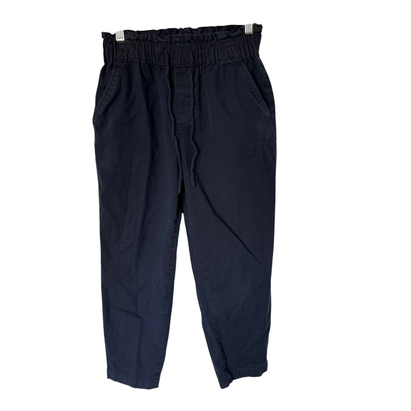 LOFT Outlet Jogger Pants Womens XSP Navy Blue Excellent Paperbag Waist Petite