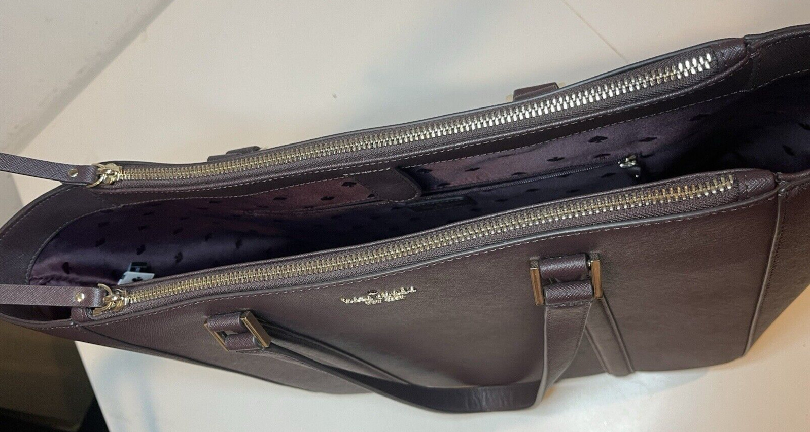 Kate Spade Briar Newbury Lane Cherrywood Large Tote Bag, Purse, Handbag.