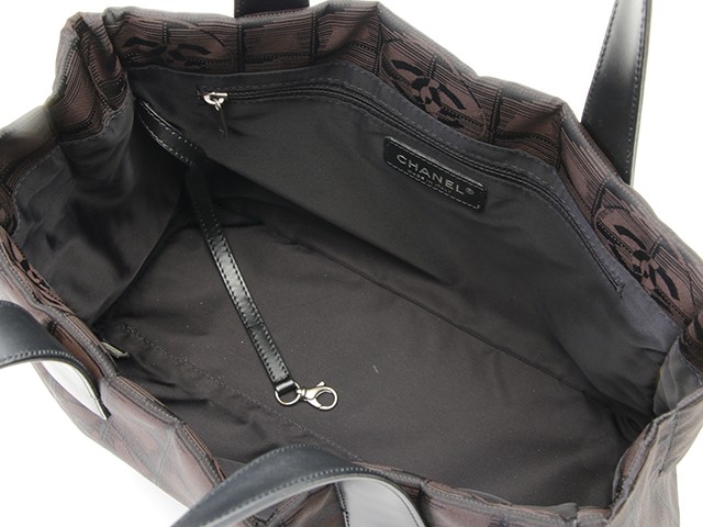 CHANEL A20457 bag Back New Travel Line Tote PM Dark Brown/Black/Gold Plated …