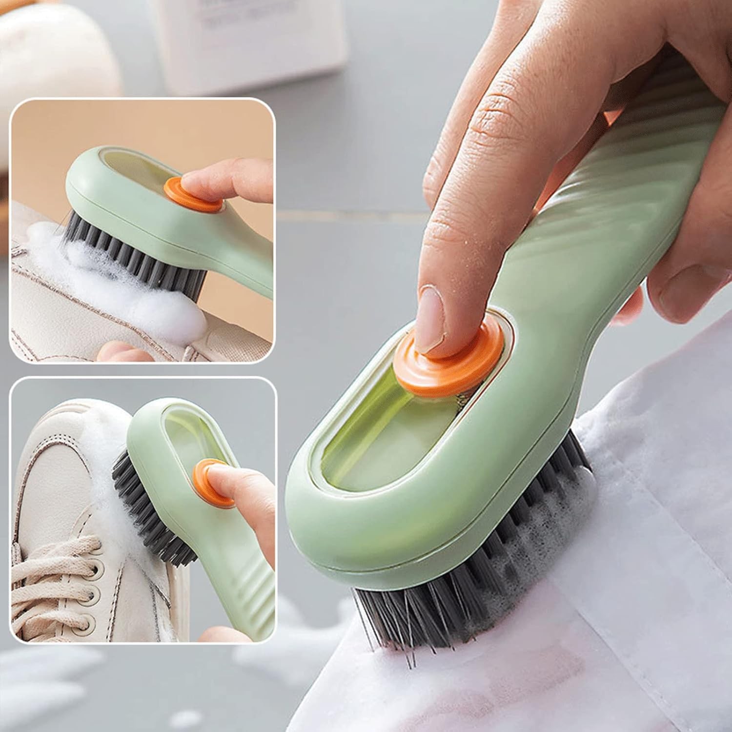 Multifunction Soft Bristled Liquid Brush For Shoe & Clothes Cleaning Brush Lot
