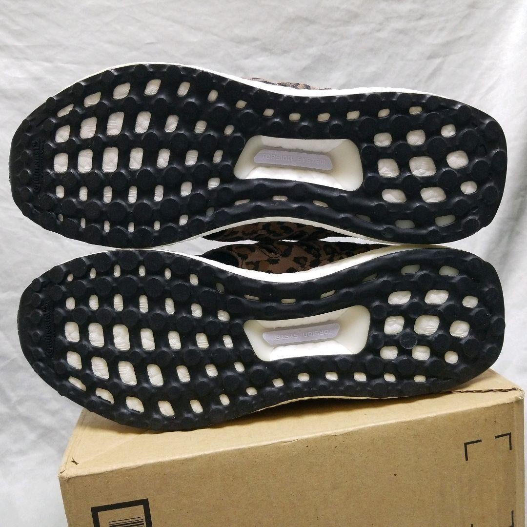 adidas Ultra Boost Leopard Running Shoes Black Brown Leopard