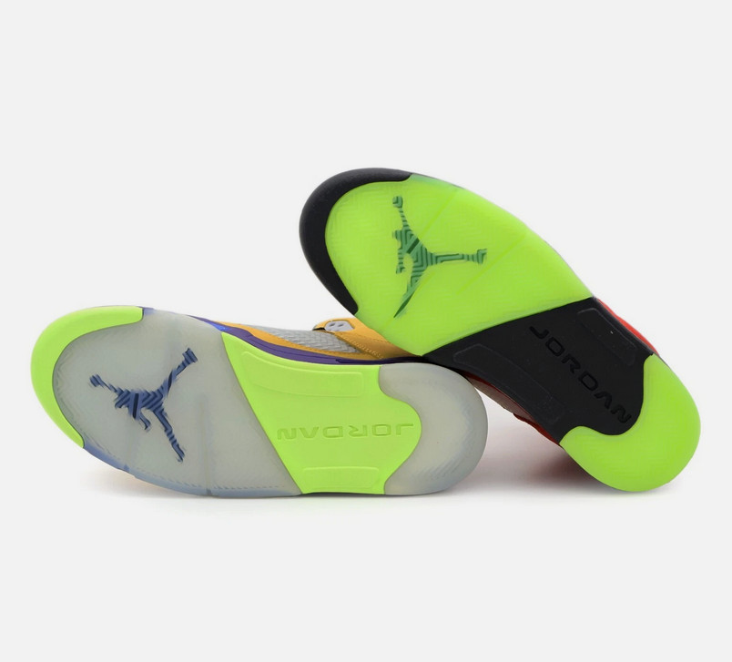 Jordan Air Jordan 5 Retro What the SE Solar Orange CZ5725-700 Suede Multicolor