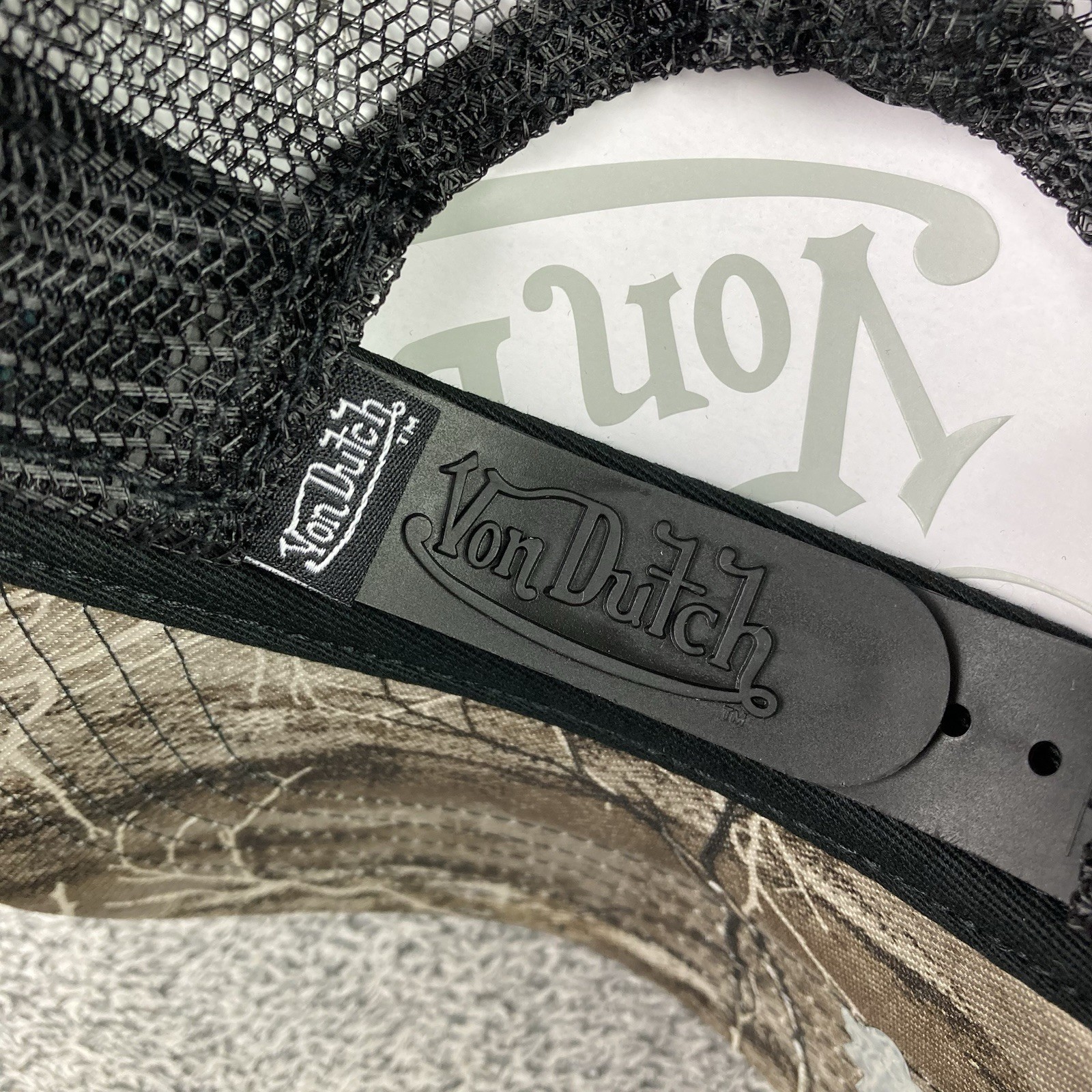 Von Dutch Realtree Edge Trucker Hat Snapback Mesh One Size Adjustable