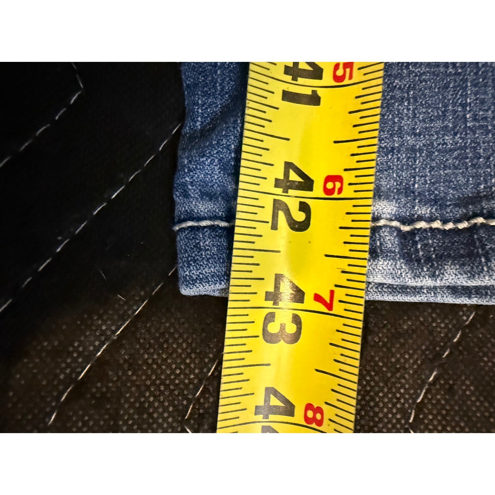 Wrangler Willow Ultimate Riding Jeans Womens 9×34 Blue Bootcut Stretch Denim