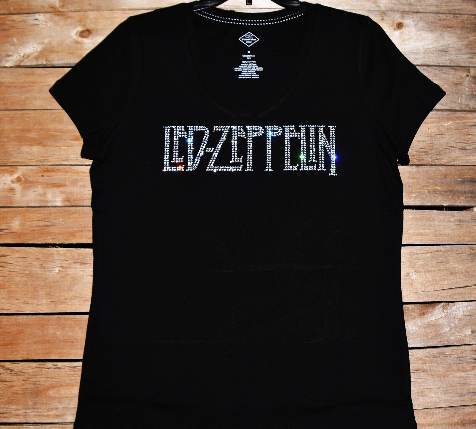 Led Zeppelin rhinestone bling shirt or tank XS S M L XL XXL 1X 2X 3X 4X 5X