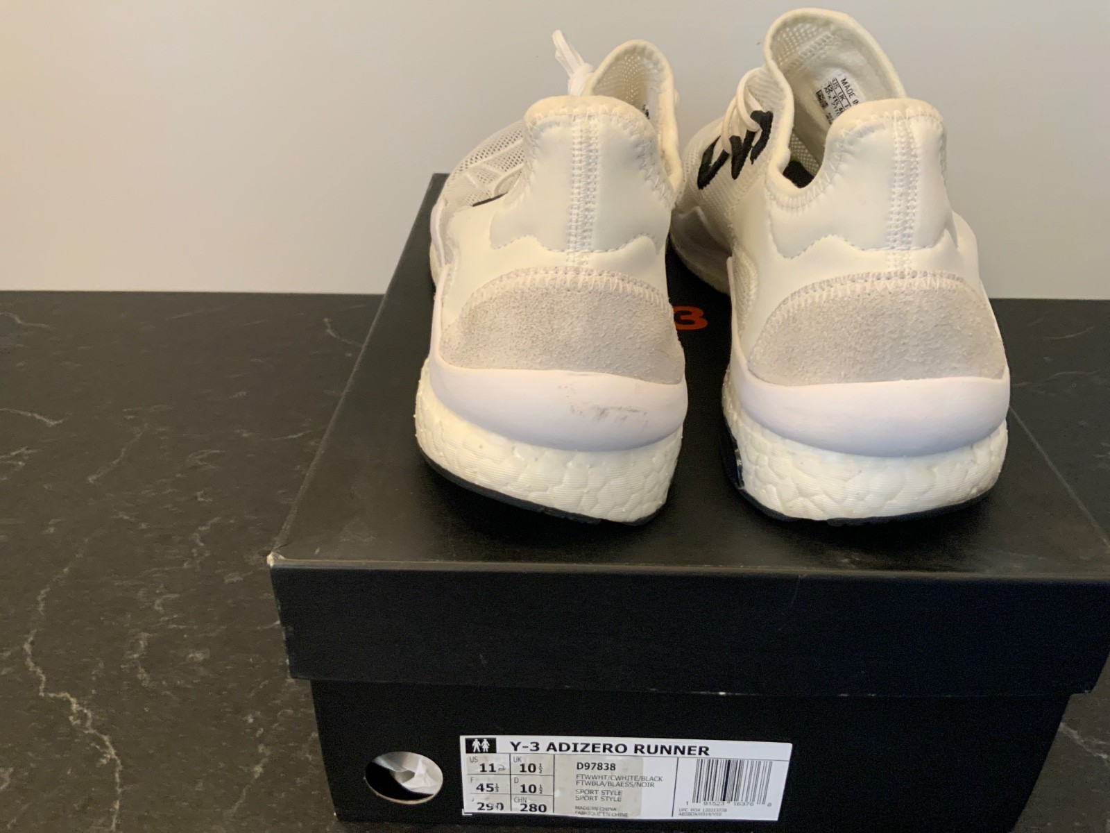 adidas y3 adizero runner ultraboost size 12