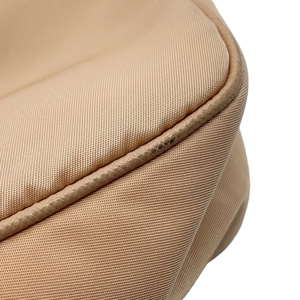 PRADA Re-Edition2005 ChainShoulder Bag Nylon Beige 1BH204