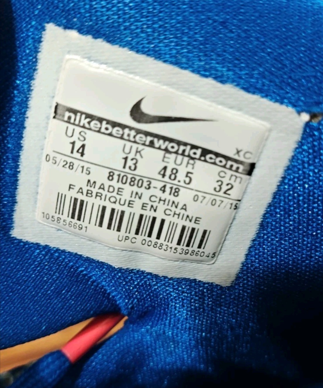 ✨Nike LeBron Soldier 9 LE EP Freegums Royal💠Blue Men 14 Box✔Hardly💯Worn✔RARE🔥