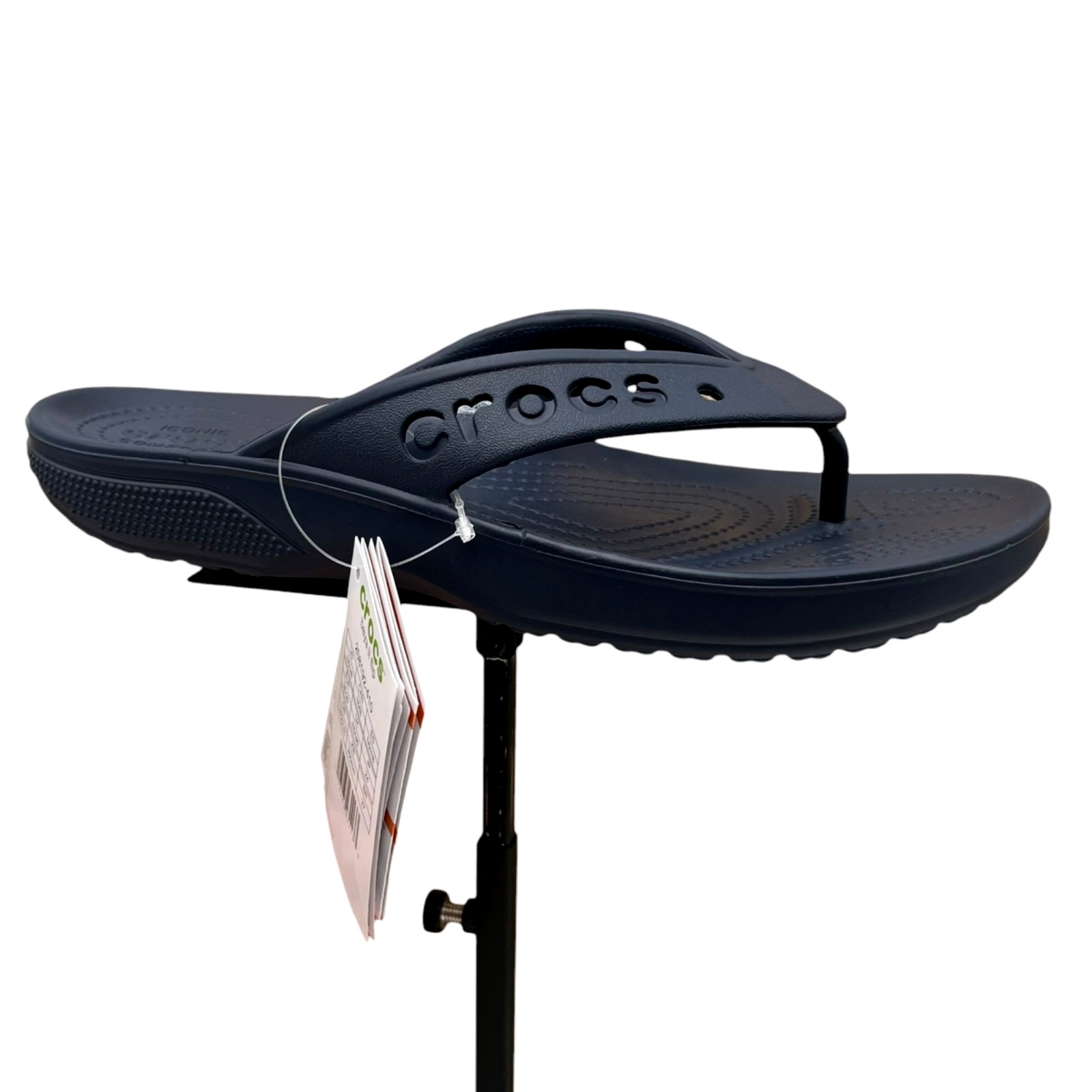 Crocs Baya II Women’s Flip Flop Sandals Size 8 Navy Blue Lightweight Flexible