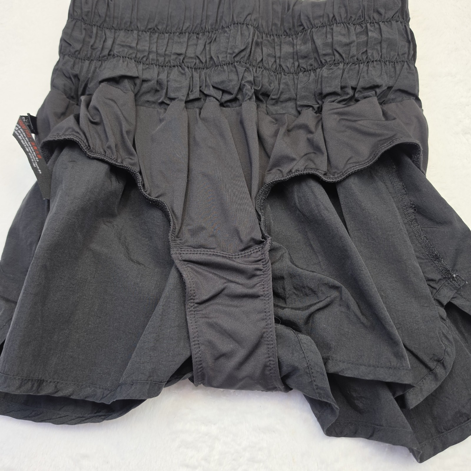 FP Movement Free People Bubble Shorts Womens S Black Parachute Bloomer Y2K