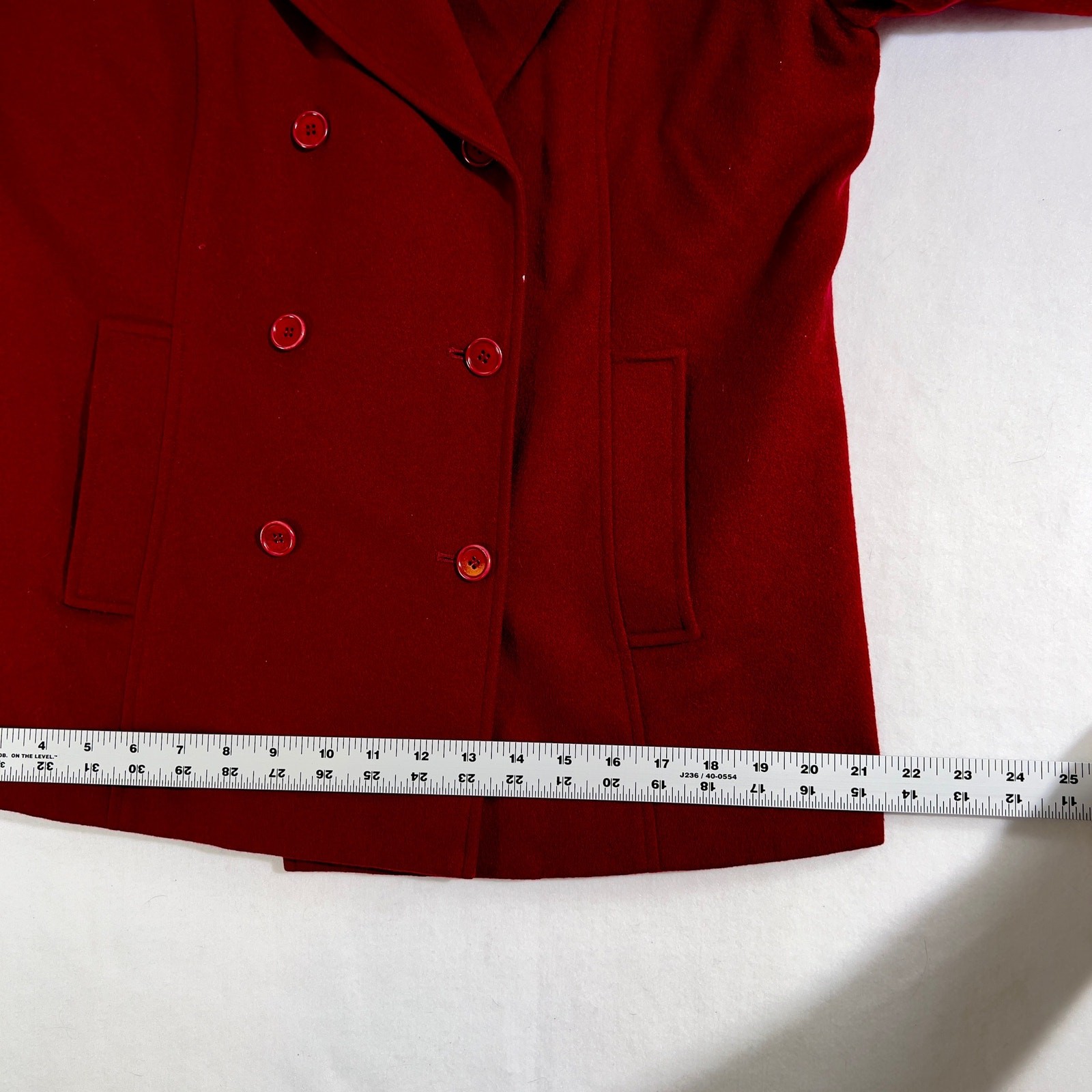 Blazer Coat Emanual Ungaro Woman 10 90% Wool 10% Cashmere 3 Button Dble Breasted