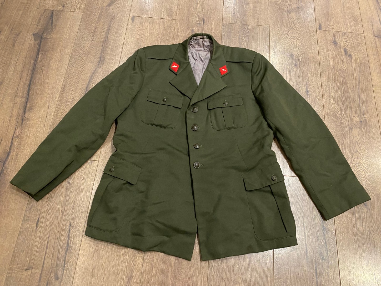 ALBANIA OFFICER JACKET AIR FORCE AERONAUTICA COMMUNISM SOLDIER ARMY MILITARY #51