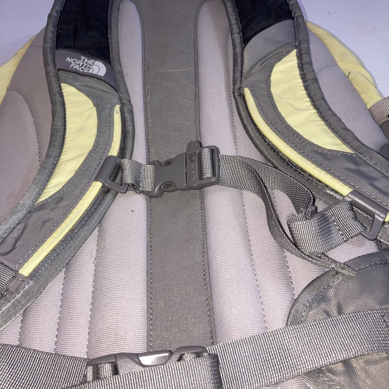 The North Face Recon Backpack Yellow Grey One Size 17″