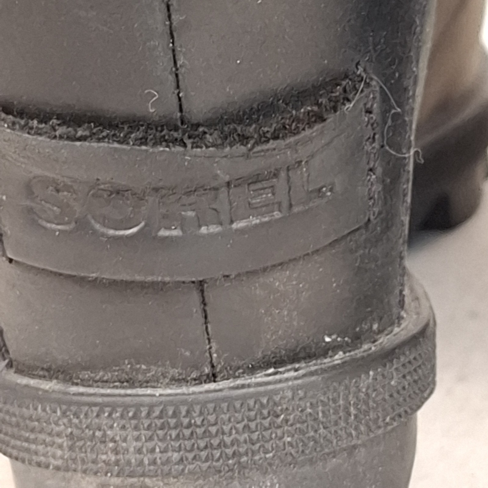 Sorel Joan of Arctic II Chelsea Wedge Ankle Boots Black Leather US 6.5 EU 37.5