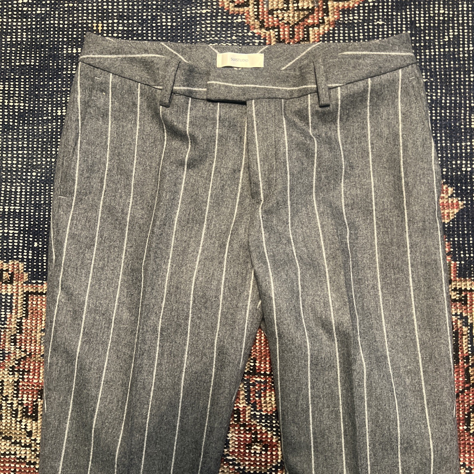 Suistudio Robin Wool Trousers New No Tag 34S. Waist 30 / Leg 28 Inches. Uk10