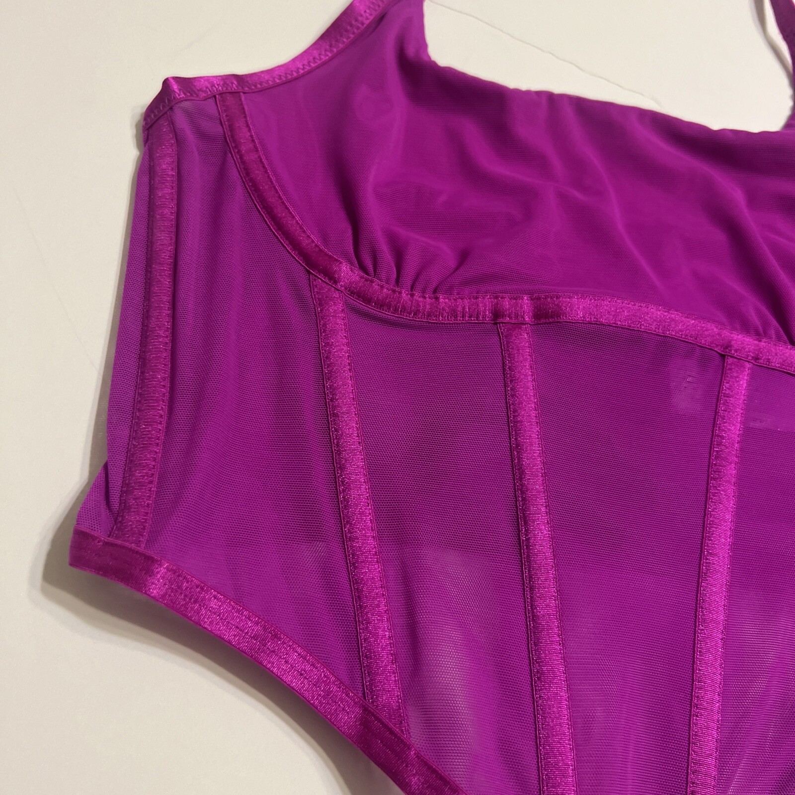 Sophia Vergara Bustier Intimates Color Block