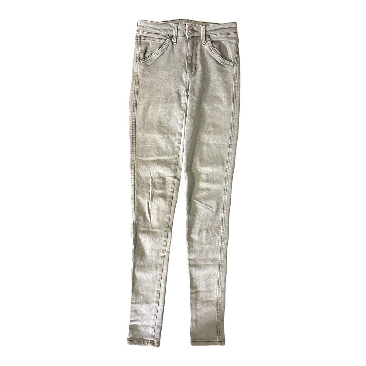 American Eagle Hi-Rise Jegging Sage Green Next Level Stretch Size 2 Long