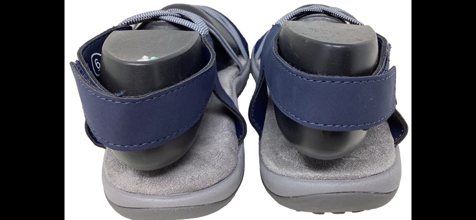 Skechers Women’s Reggae Slim Takes Two Comfort Sandals Navy/Gray Size:6 117Y