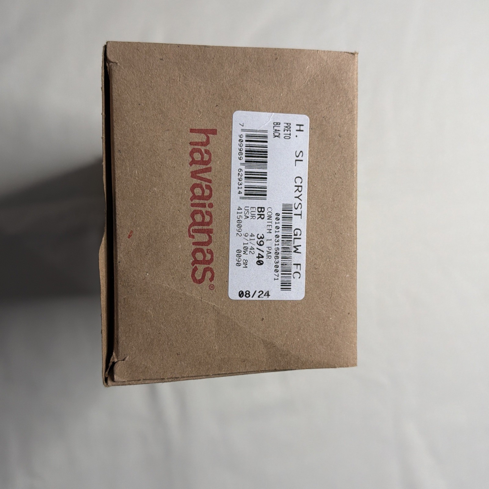 New in Original Box — Havaianas Slim Crystal Glow Full Color Flip Flops