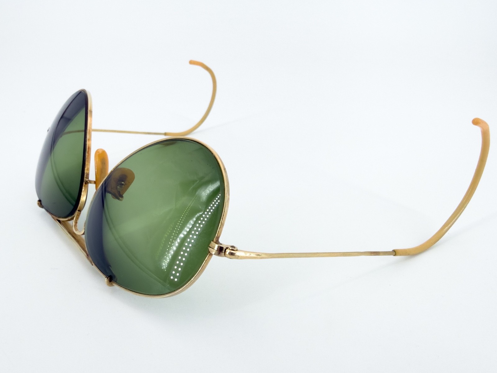 Ray Ban Bausch & Lomb B&L Sunglasses FRAMES 1/10 12k GF 58mm Outdoorsman M656