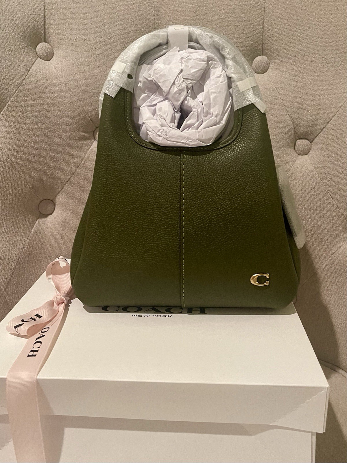 Coach Lana 23 Shoulder /Crossbody Bag In Olive NWT