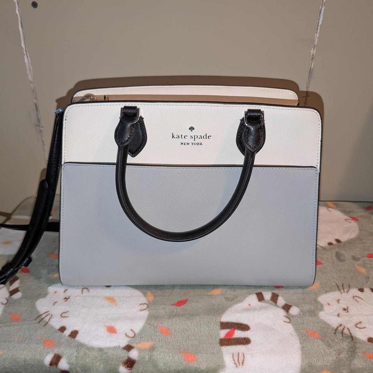 Kate Spade New York Medium Colorblock Satchel Zip Detachable Crossbody Strap