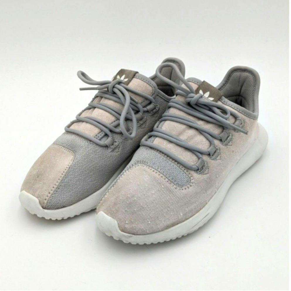 Adidas Tubular Shadow Athletic Sneakers Gray/Beige Women’s Size US5 EU37 1/3