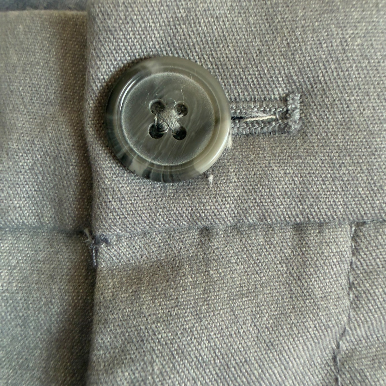 Old Navy Ultimate Straight Gray Pants Mens 38×30 High Rise Zipper fly