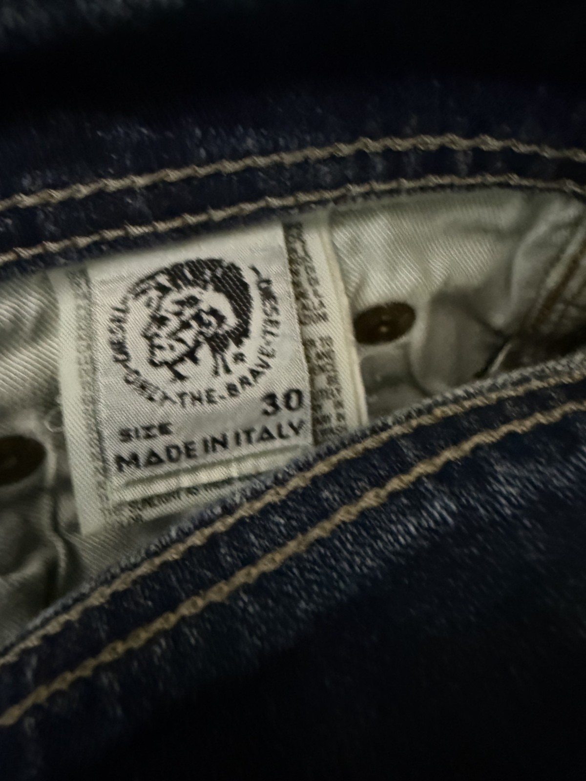 Diesel bootcut Low Waist washed jeans W30 L32 Snug Fit
