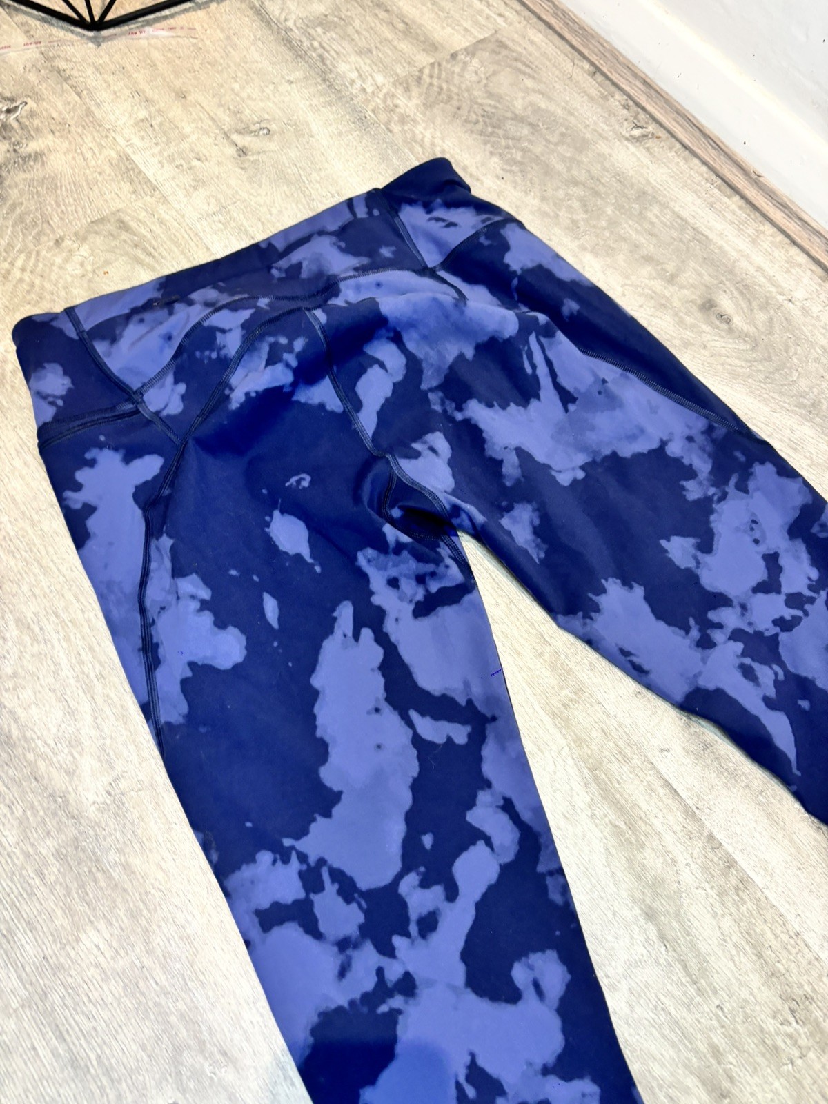 Sweaty Betty Gym Workout Power Leggings ~ Blue ~ Large Length 28 Inches
