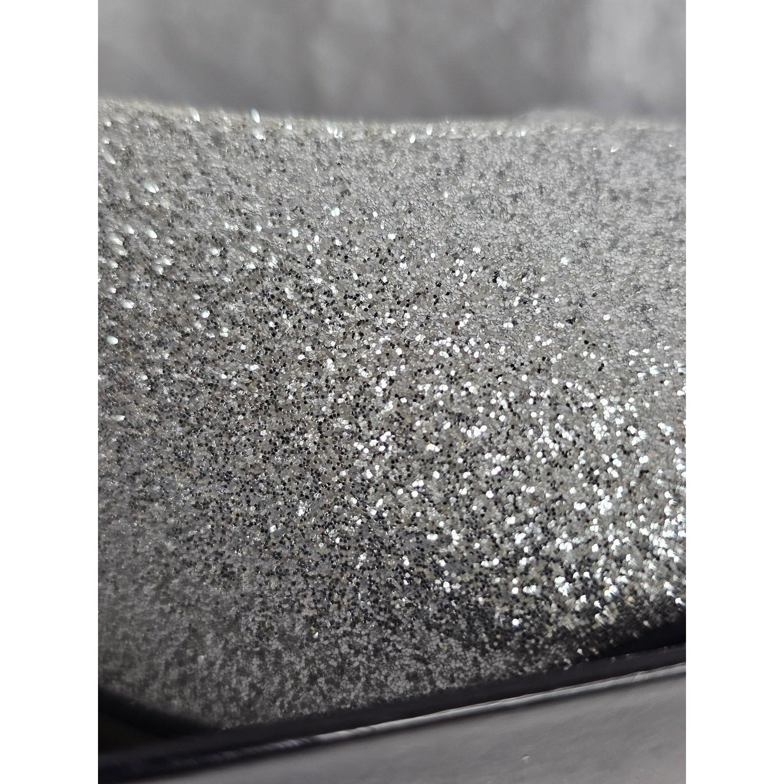 Easy Street 8.5 Silver Sparkle Evening Wedding Y2k Kitten Heel