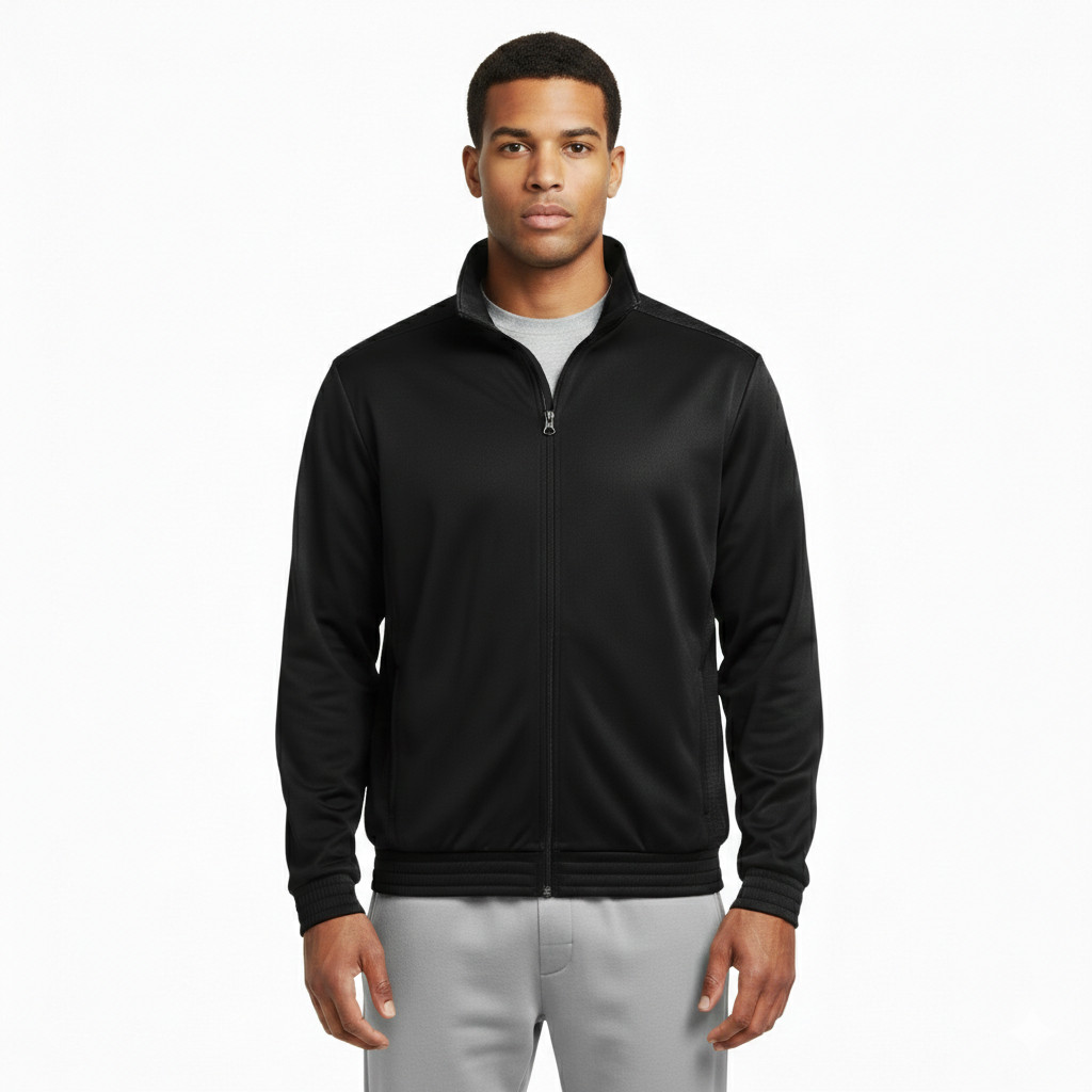 New Tek Gear Men’s Lightweight Tricot Full-Zip Track Warm-Up Athletic Jacket