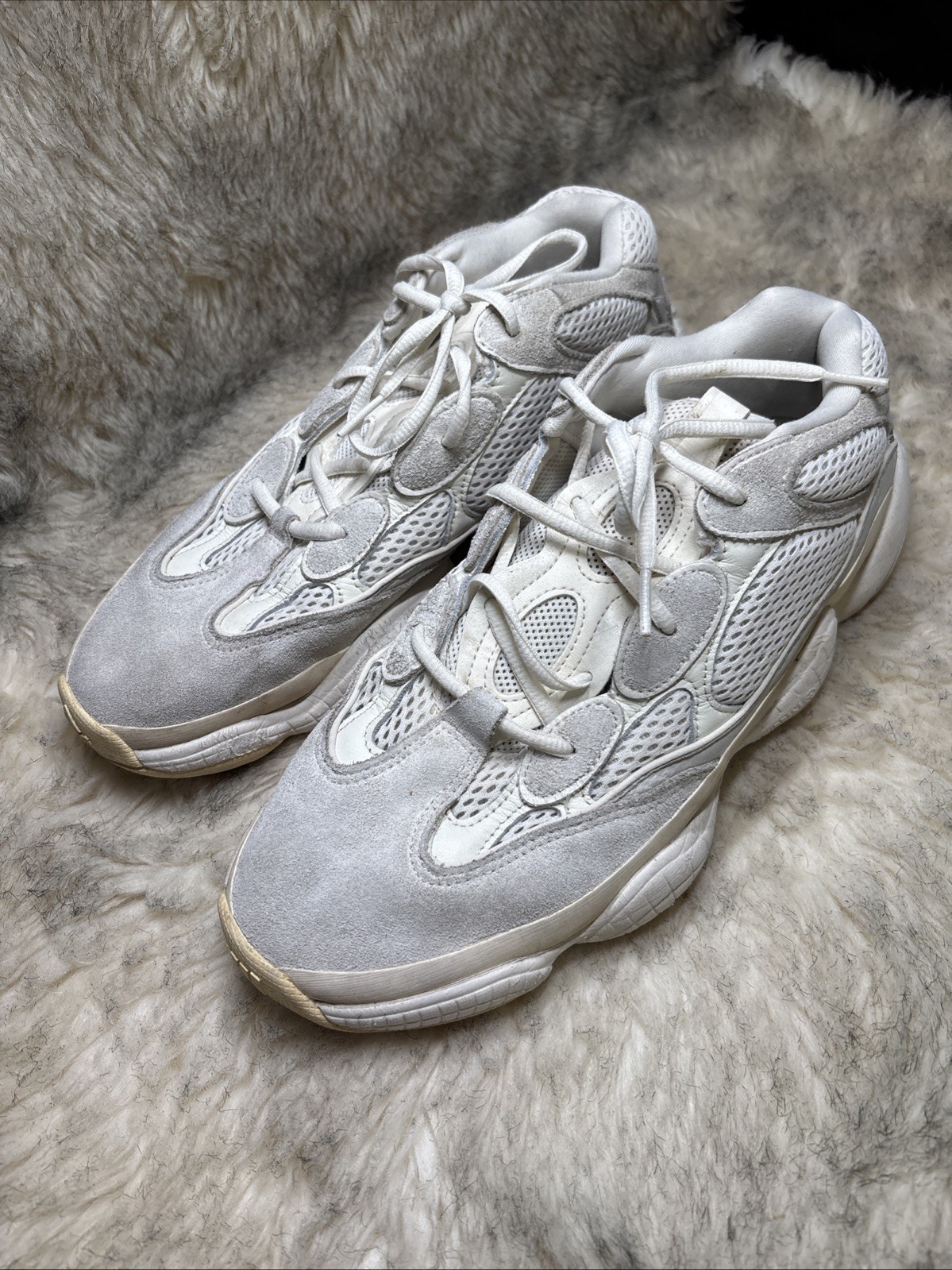 Size 11 adidas Yeezy 500 Stone Salt Mens Gray Athletic Sneakers 2019 ART FV3573
