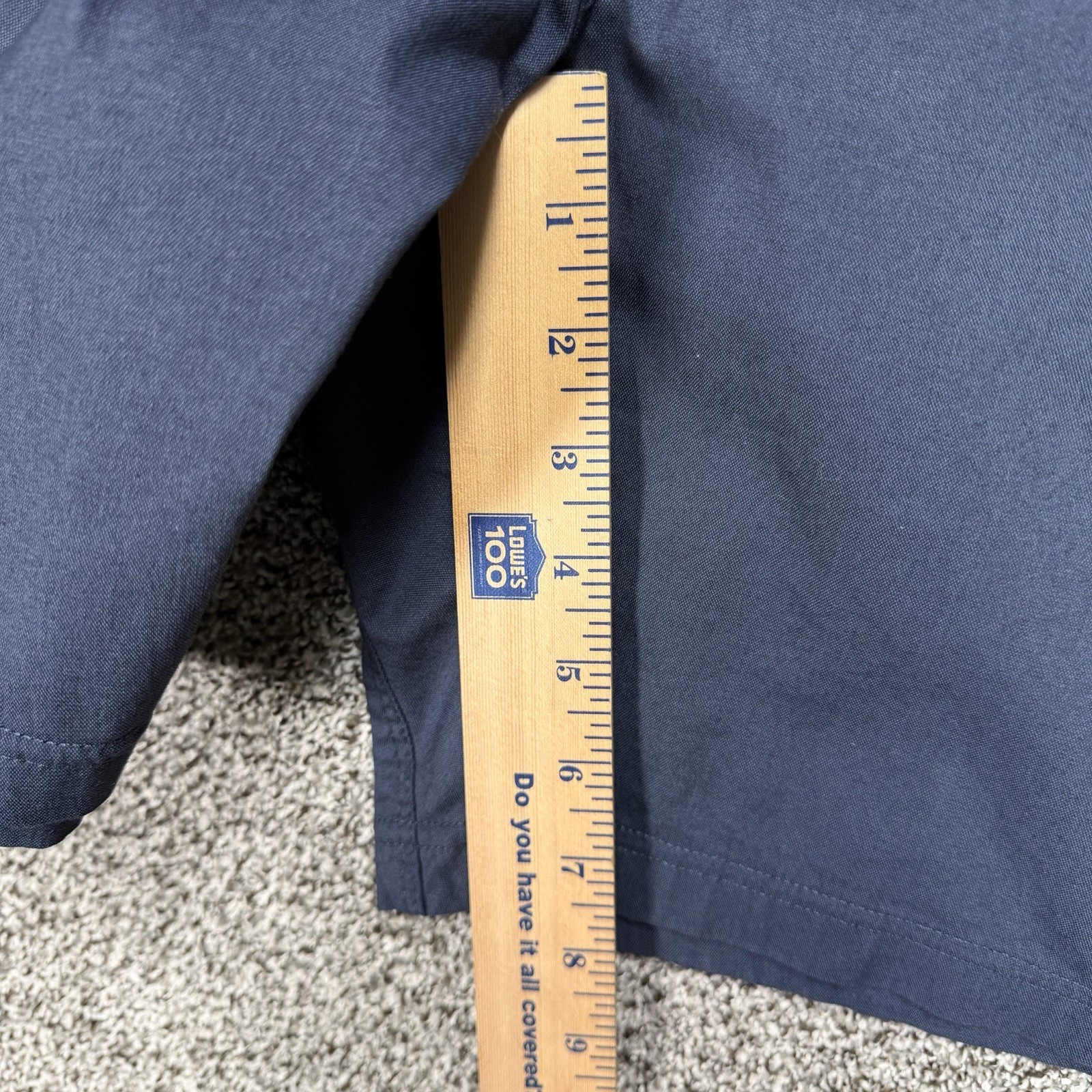 Kuhl Resistor Lite Chino Shorts Mens 42×7 Blue Performance Hiking Outdoor Cargo
